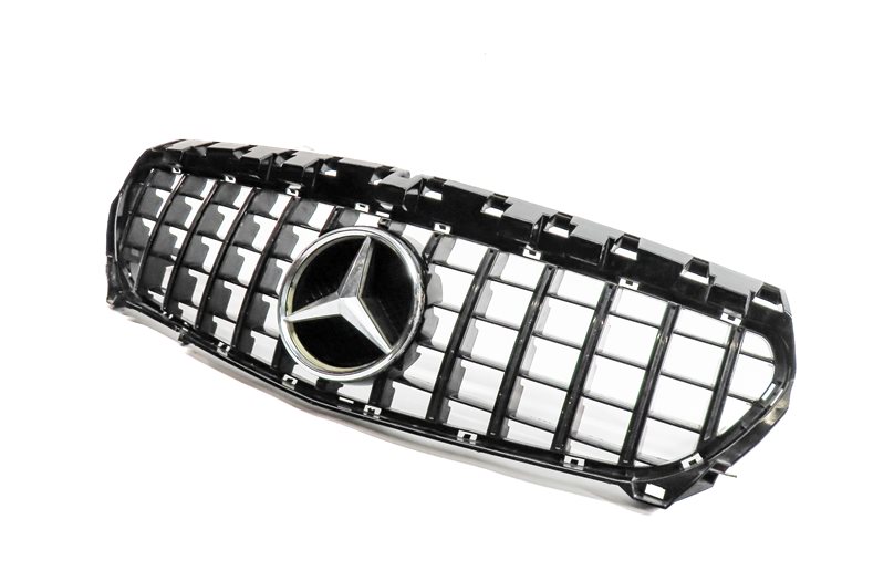 2014-2016 MERCEDES CLA250 C117 FRONT PRIMARY MAIN UPPER LOGO GRILLE w/ SPORT PKG