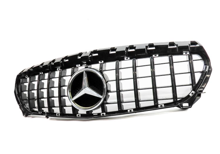 Thumbnail 2: 2014-2016 MERCEDES CLA250 C117 FRONT PRIMARY MAIN UPPER LOGO GRILLE w/ SPORT PKG
