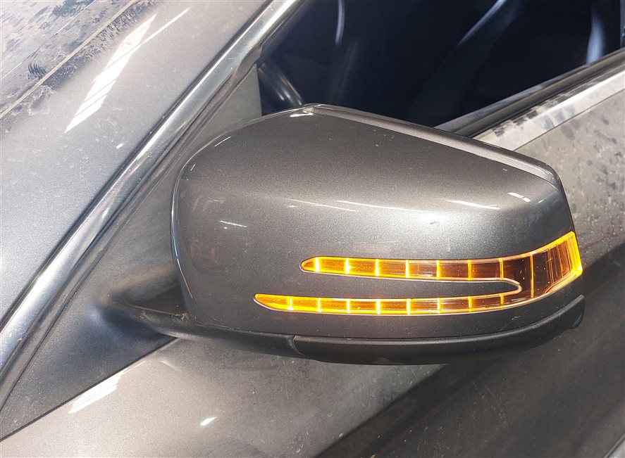 Thumbnail 2: 14-16 MERCEDES CLA45 CLA250 C117 DRIVER MEMORY HEAT AUTODIM DOOR MIRROR (Gray)