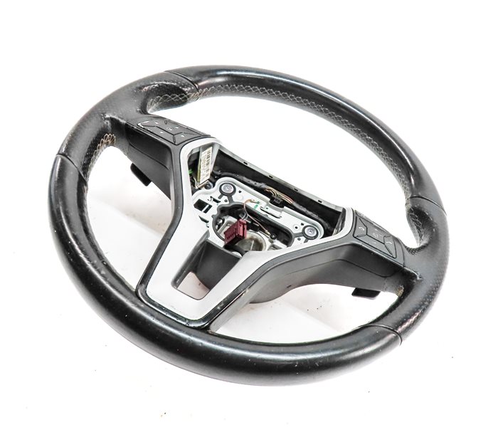 MERCEDES 14 CLA250 15-17 B250E B ELECTRIC (C117) 3 SPOKE STEERING WHEEL (BLACK)