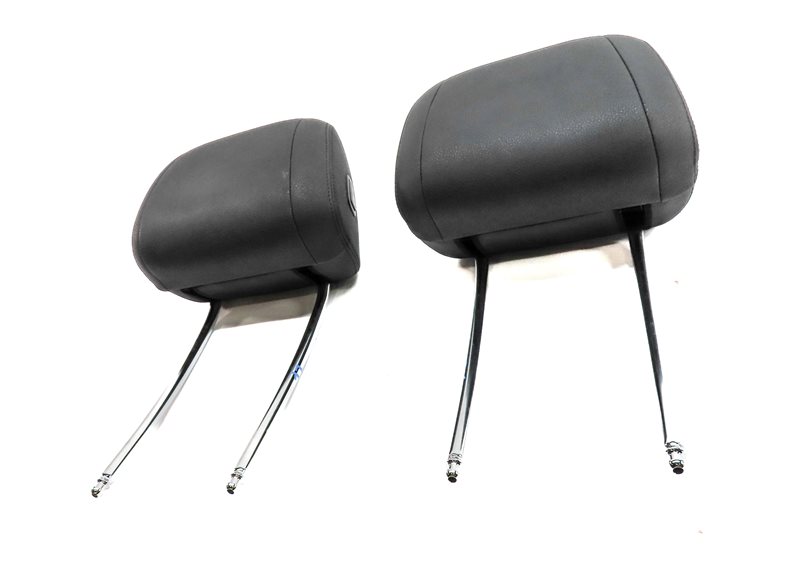 Thumbnail 2: 14-18 BMW X5 F15 FRONT LEFT DRIVER & RIGHT PASSENGER SEAT HEADREST SET/2 (Black)