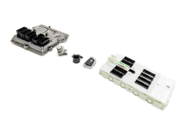 2015 BMW X5 (F15) 3.0T (N55) ENGINE ECM ECU BCM IGNITION MODULE KEY SET/5