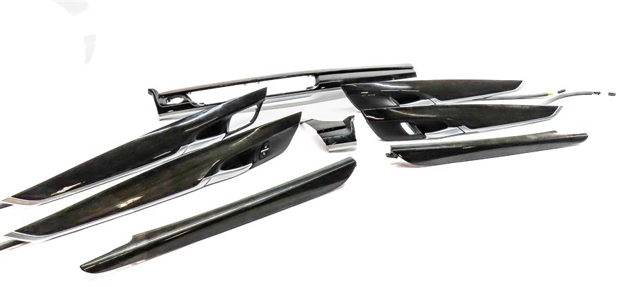 Thumbnail 3: 2015 BMW X5 (F15) INTERIOR DASH DOOR TRIM SET/8 w/ DOOR HANDLES (Oak)