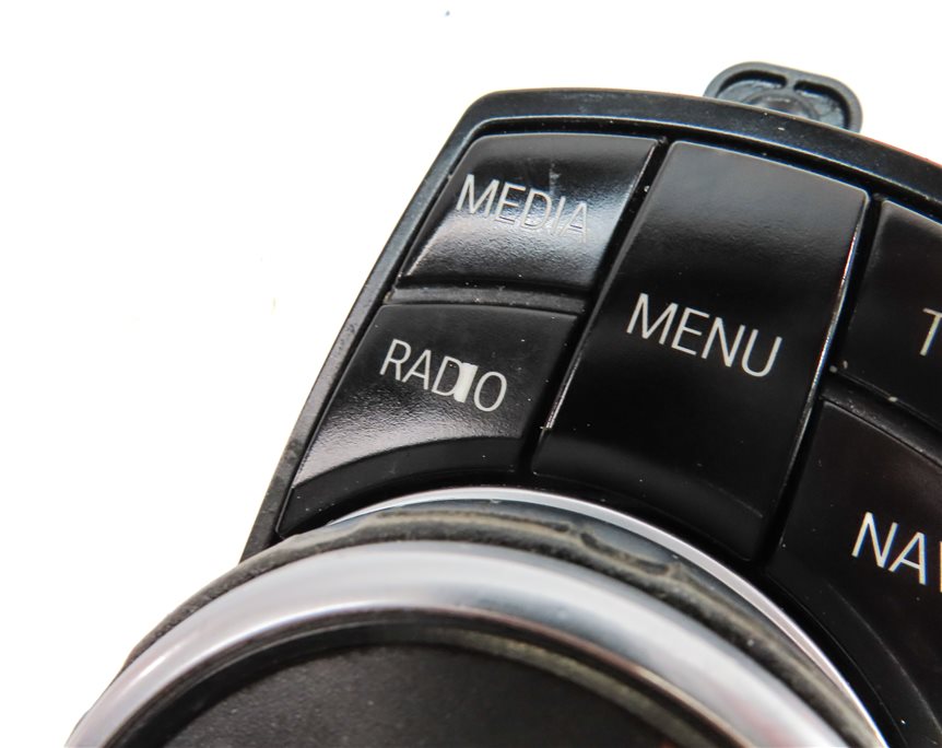Thumbnail 8: 12-20 BMW 2 3 4 SERIES (F22 F30 F32 F34) STEREO NAVIGATION i-DRIVE SWITCH KNOB