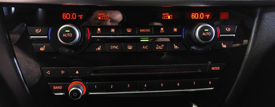 Thumbnail 2: 14-19 BMW X5 X6 X5M X6M F15 F16 F85 F86 RADIO STEREO HEATER TEMPERATURE CONTROL
