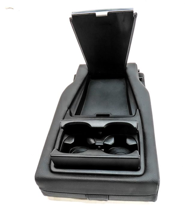 Thumbnail 10: 15-19 BMW X6 X6M (F16 F86) REAR SEAT CENTER CONSOLE ARMREST COMPARTMENT (Black)