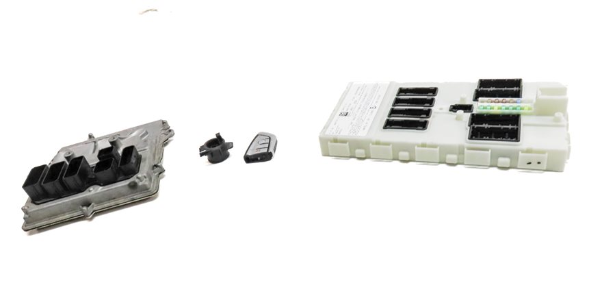 Thumbnail 2: 2015 BMW X6 (F16) 3.0L N55 ENGINE ECM ECU DME BCM BODY MODULE VEHICLE START SET