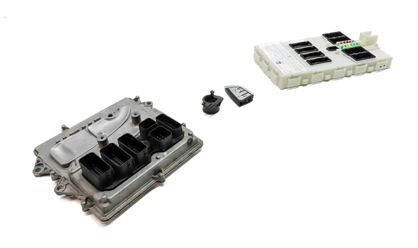 Thumbnail 3: 2015 BMW X6 (F16) 3.0L N55 ENGINE ECM ECU DME BCM BODY MODULE VEHICLE START SET