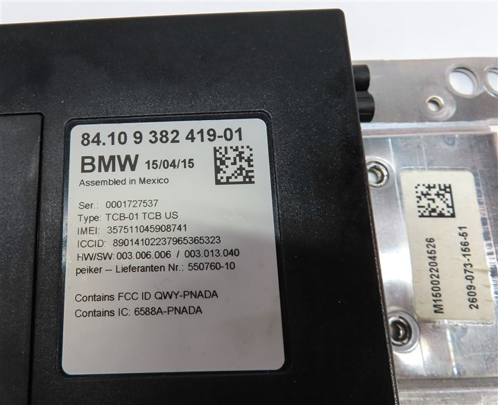 Thumbnail 6: 14-20 BMW 2 3 4 X3 X5 X6 (F15 F16 F22 F25 F30 F32 F86) BLUETOOTH CONTROL MODULE