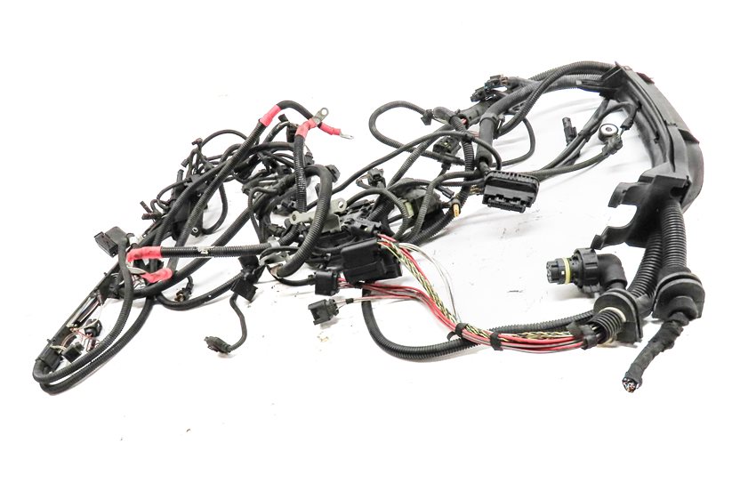 Thumbnail 2: 2015 BMW X6 (F16) 3.0L N55 ENGINE WIRING WIRE PLUG HARNESS w/ TRANSMISSION LOOM