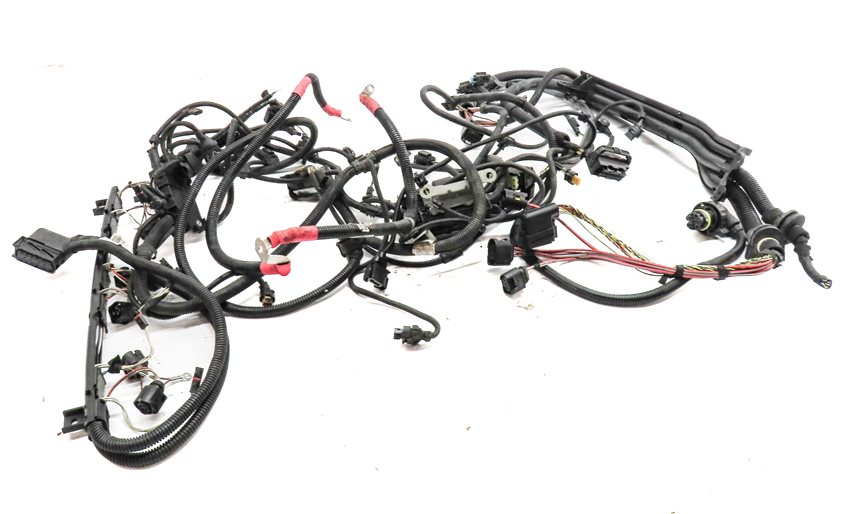 Thumbnail 3: 2015 BMW X6 (F16) 3.0L N55 ENGINE WIRING WIRE PLUG HARNESS w/ TRANSMISSION LOOM