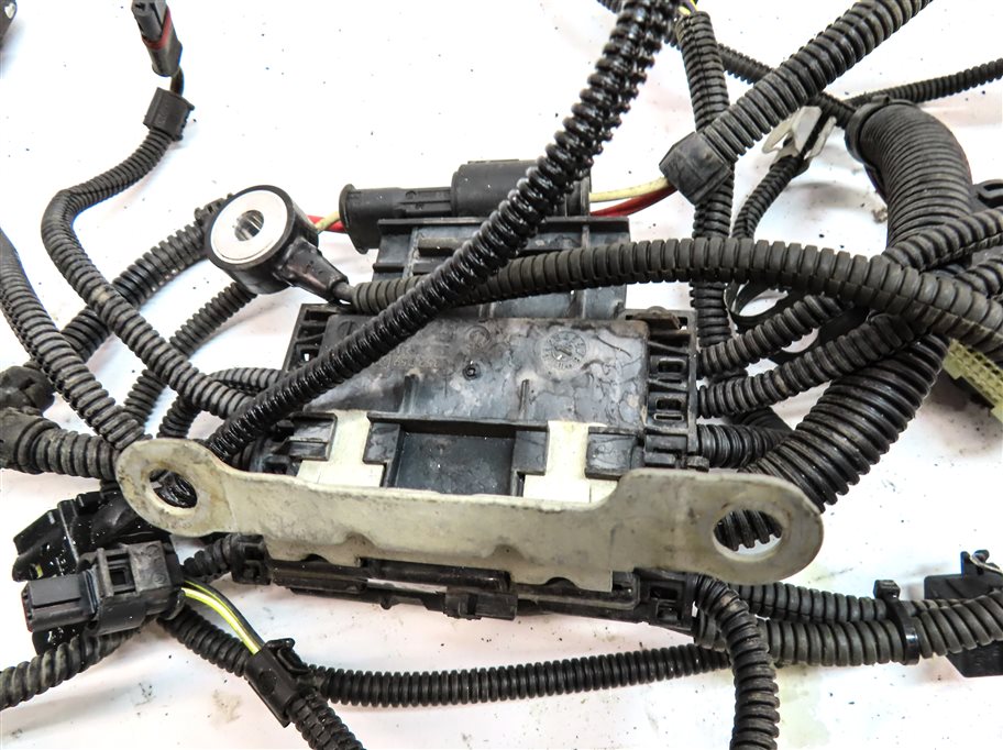 Thumbnail 7: 2015 BMW X6 (F16) 3.0L N55 ENGINE WIRING WIRE PLUG HARNESS w/ TRANSMISSION LOOM