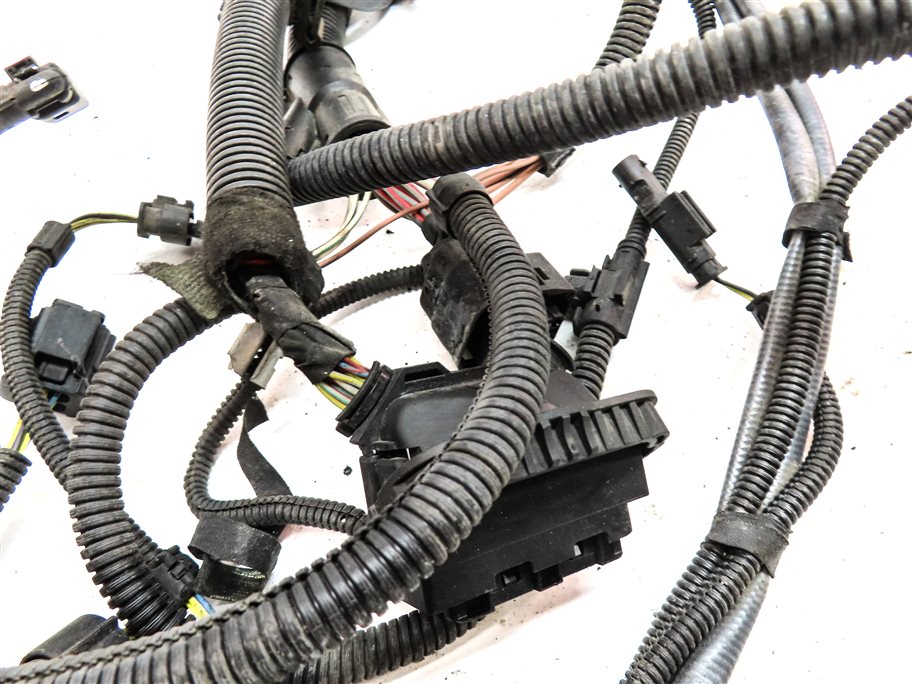 Thumbnail 8: 2015 BMW X6 (F16) 3.0L N55 ENGINE WIRING WIRE PLUG HARNESS w/ TRANSMISSION LOOM