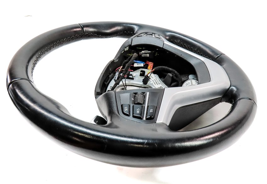 Thumbnail 4: 2015-2019 BMW X6 (F16) FRONT LEFT DRIVER 3-SPOKE SPORT STEERING WHEEL w/ PADDLES