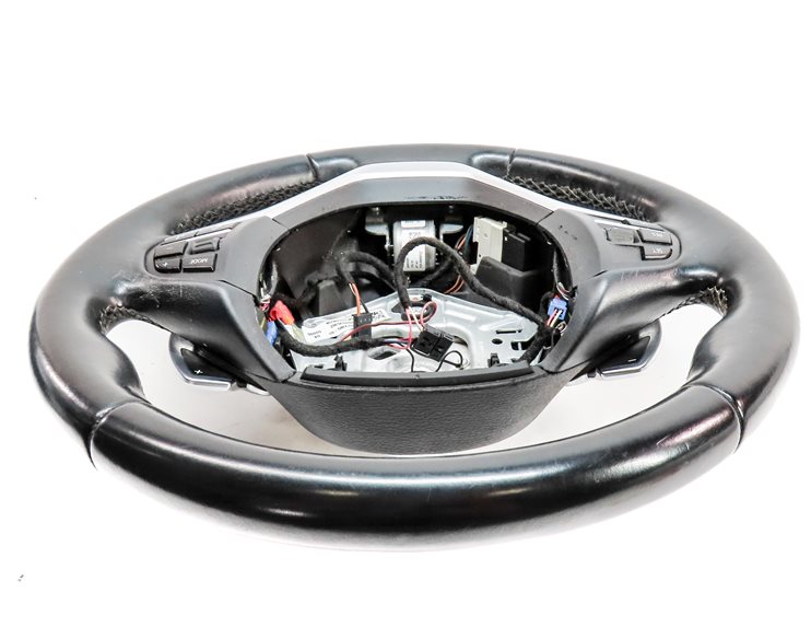 Thumbnail 5: 2015-2019 BMW X6 (F16) FRONT LEFT DRIVER 3-SPOKE SPORT STEERING WHEEL w/ PADDLES