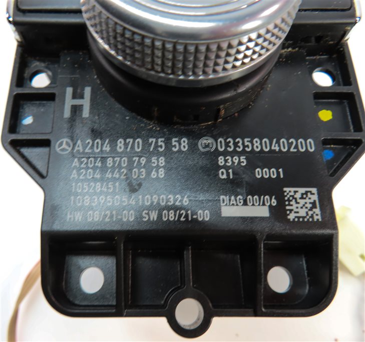 Thumbnail 7: 2010-201 MERCEDES C250 C300 C350 C63 GLK350 (W204 X204) i-DRIVE CONTROL SWITCH