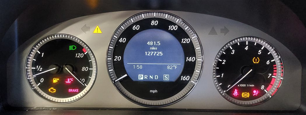 Thumbnail 2: 2010 MERCEDES BENZ GLK350 (X204) SPEEDOMETER INSTRUMENT GAUGE CLUSTER MPH (127k)