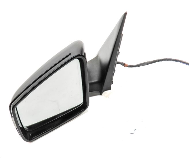 10-12 MERCEDES GLK350 (X204) LEFT MANUAL FOLD HEATED MEMORY DOOR MIRROR (Black)