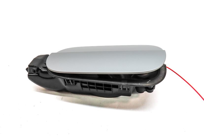 Thumbnail 6: 2010-2015 AUDI Q7 (4L) FUEL TANK DOOR LID COVER TRIM w/ HOUSING (Silver)