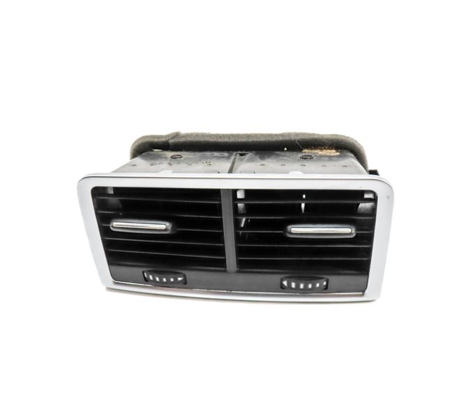 Thumbnail 2: 2013 AUDI Q7 (4L) REAR CENTER CONSOLE HEAT AIR AC HVAC DUAL VENT (Black/Silver)