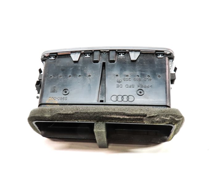 Thumbnail 4: 2013 AUDI Q7 (4L) REAR CENTER CONSOLE HEAT AIR AC HVAC DUAL VENT (Black/Silver)