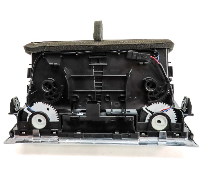 Thumbnail 9: 2013 AUDI Q7 (4L) FRONT CENTER DASH HEAT AIR AC HVAC DUAL VENT (Black/Silver)