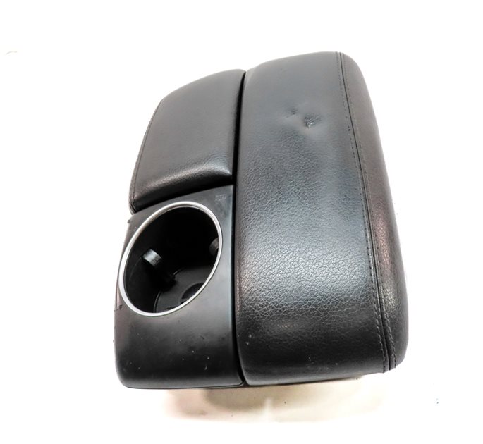 Thumbnail 2: 07-15 AUDI Q7 4L FRONT CENTER CONSOLE STORAGE BIN ARMREST CUPHOLDER (Black)