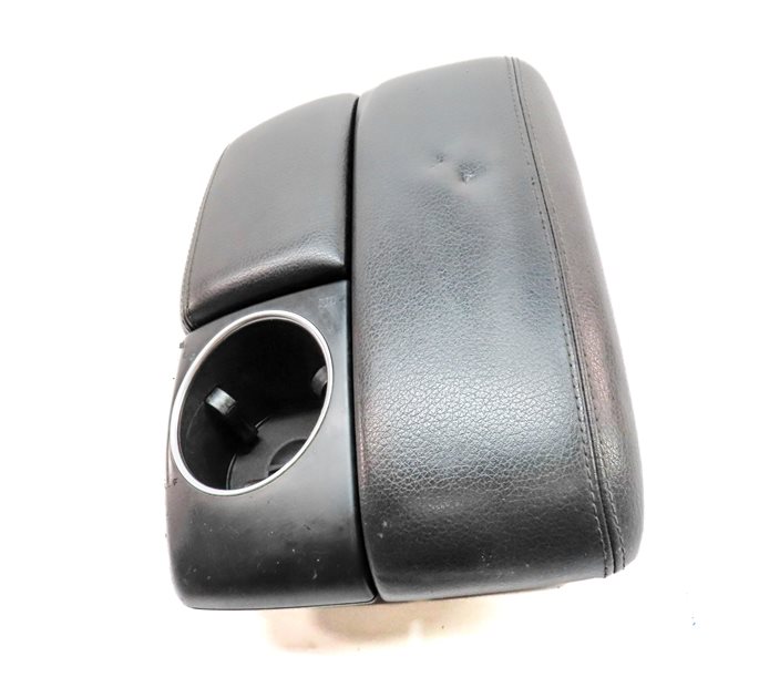 Thumbnail 3: 07-15 AUDI Q7 4L FRONT CENTER CONSOLE STORAGE BIN ARMREST CUPHOLDER (Black)