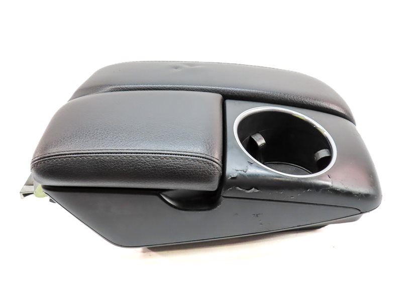 Thumbnail 4: 07-15 AUDI Q7 4L FRONT CENTER CONSOLE STORAGE BIN ARMREST CUPHOLDER (Black)