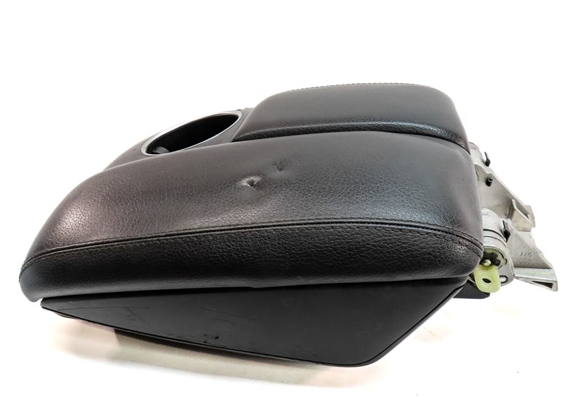 Thumbnail 6: 07-15 AUDI Q7 4L FRONT CENTER CONSOLE STORAGE BIN ARMREST CUPHOLDER (Black)