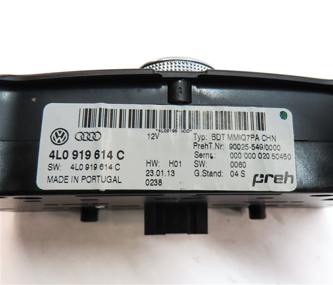 Thumbnail 8: 2012-2015 AUDI Q7 (4L) FRONT CENTER CONSOLE MMI MEDIA NAVIGATION CONTROL SWITCH