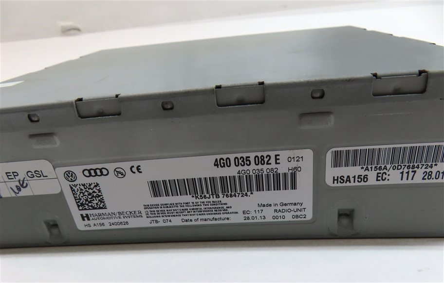 Thumbnail 7: 2013 AUDI Q7 (4L) RADIO STEREO AUDIO SOUND SYSTEM RECEIVER MODULE