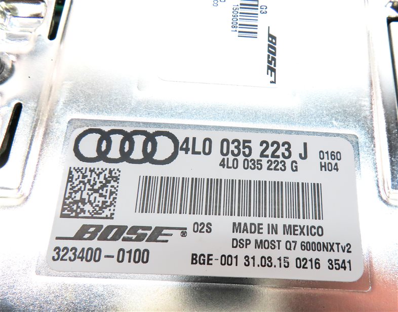 Thumbnail 9: 2013-2015 AUDI Q7 (4L) RADIO STEREO BOSE AUDIO AMP AMPLIFIER (OPTION 8RY)