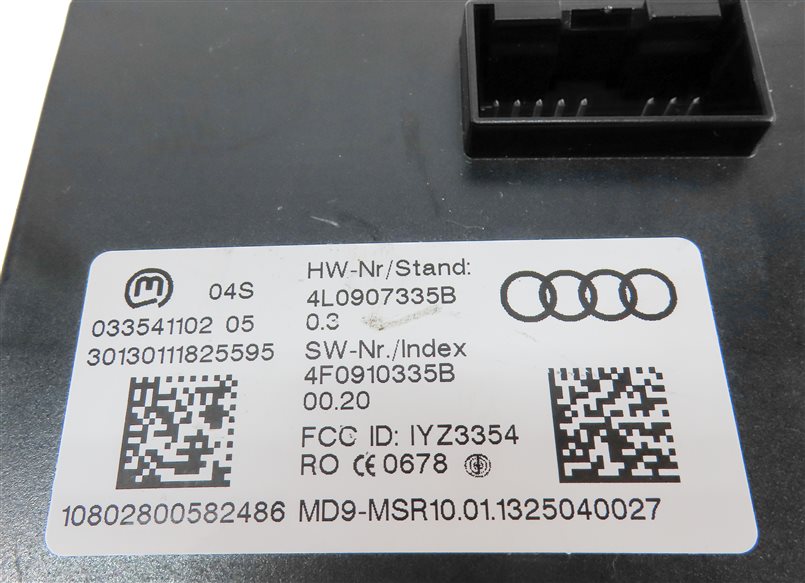 Thumbnail 6: 2010-2015 AUDI Q7 (4L) KEYLESS ENTRY CONTROL MODULE COMPUTER