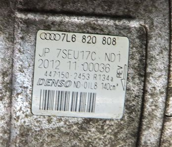 Thumbnail 6: 2011-2015 AUDI Q7 (4L) 3.0L DIESEL ENGINE A/C AIR CONDITIONING COMPRESSOR PUMP