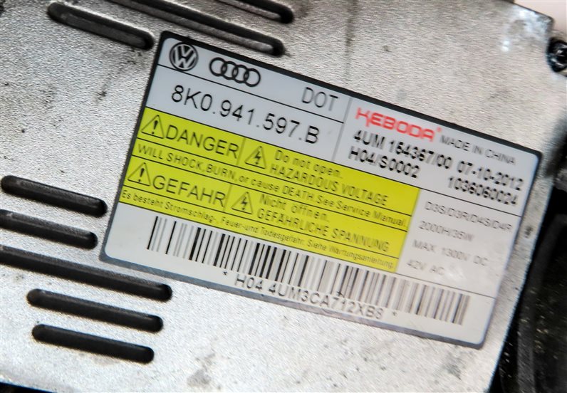 Thumbnail 9: 10-15 AUDI Q7 (4L) LEFT DRIVER HID XENON AFS ADAPTIVE CURVE HEADLIGHT LIGHT LAMP