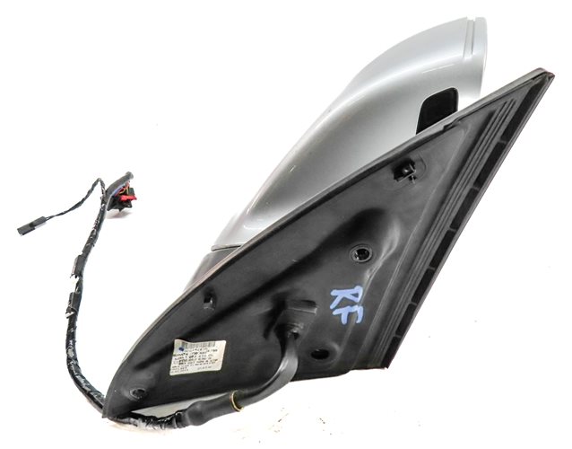 Thumbnail 5: 2013-2015 AUDI Q7 (4L) RIGHT PASSENGER P-FOLD BLIND SPOT DOOR MIRROR (Silver)