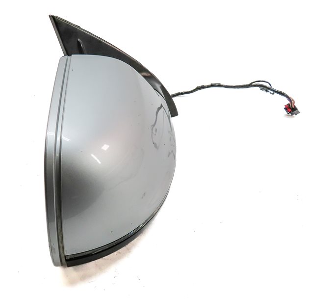 Thumbnail 6: 2013-2015 AUDI Q7 (4L) RIGHT PASSENGER P-FOLD BLIND SPOT DOOR MIRROR (Silver)