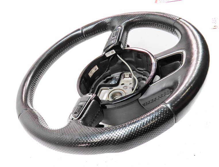 Thumbnail 3: 13-17 AUDI Q5 Q7 SQ5 B8 8R 4M 3 SPOKE STEERING WHEEL w/ SWITCH BUTTONS & PADDLES