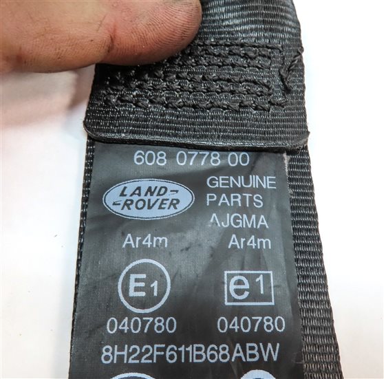 Thumbnail 6: 2015 LAND ROVER LR4 (L319) REAR 2ND ROW RIGHT SEAT SEATBELT RETRACTOR (Black)