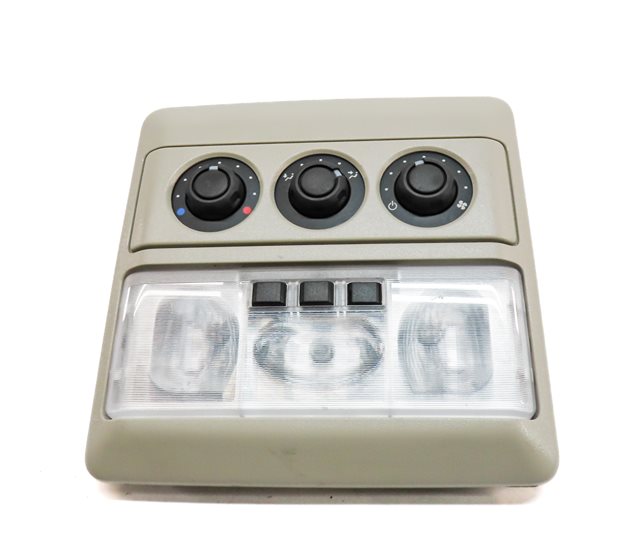 Thumbnail 2: 05-16 LAND ROVER LR3 LR4 REAR DOME LIGHT w/ HEATER TEMPERATURE CONTROL (Black)