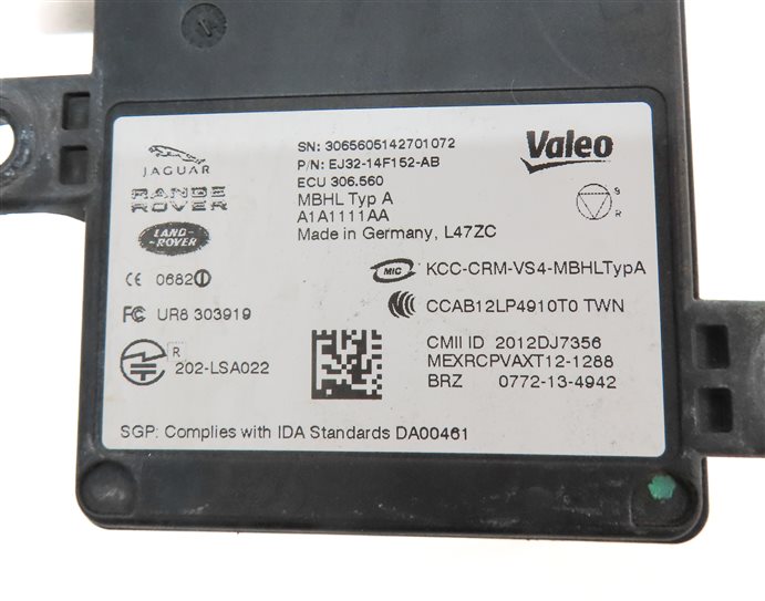 Thumbnail 5: 14-16 ROVER LR4 L319 DRIVER ASSIST REAR LEFT BLIND SPOT RADAR SENSOR MODULE
