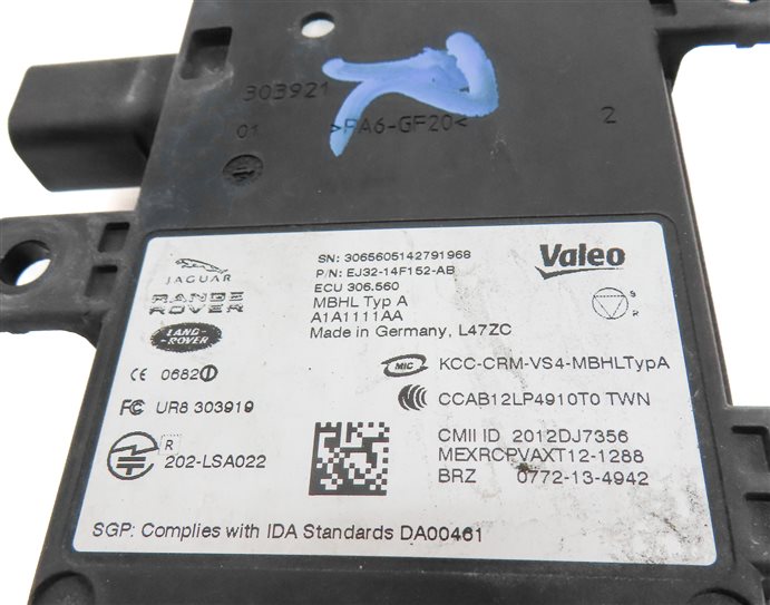 Thumbnail 5: 14-16 ROVER LR4 L319 DRIVER ASSIST REAR RIGHT BLIND SPOT RADAR SENSOR MODULE