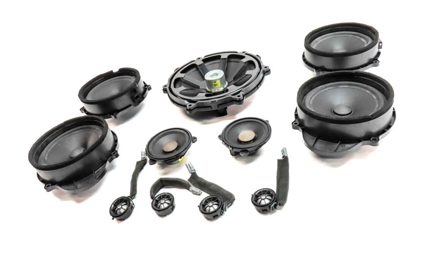 Thumbnail 2: 15 LAND ROVER LR4 (L319) RADIO STEREO LOGIC 7 AUDIO SOUND SYSTEM SPEAKER SET/11