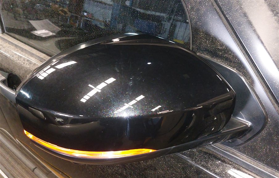 Thumbnail 2: 14-16 LAND ROVER LR4 RIGHT DOOR MIRROR (PFOLD HEAT AUTODIM CAMERA BLIND) BLACK