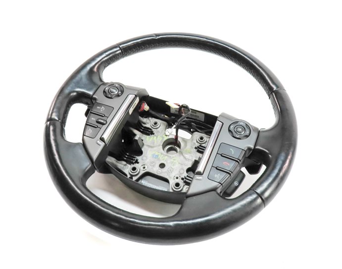 14-16 LAND ROVER LR4 HEATED STEERING WHEEL w/ SHIFT PADDLES CONTROL SWITCHES