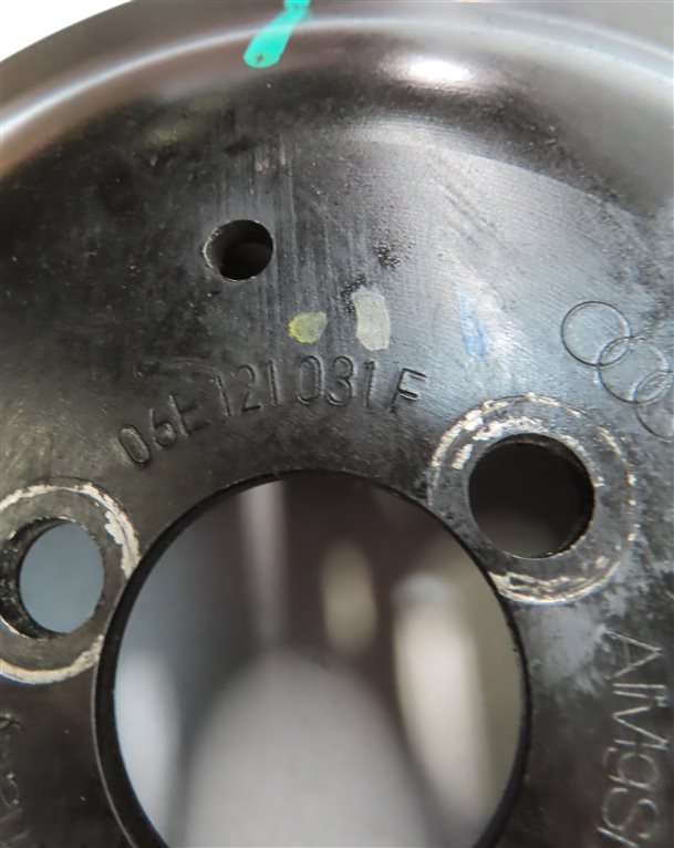 Thumbnail 7: 2013 AUDI Q7 (4L) 3.0L SUPER (CTWB) ENGINE MOTOR WATER COOLANT PUMP PULLEY