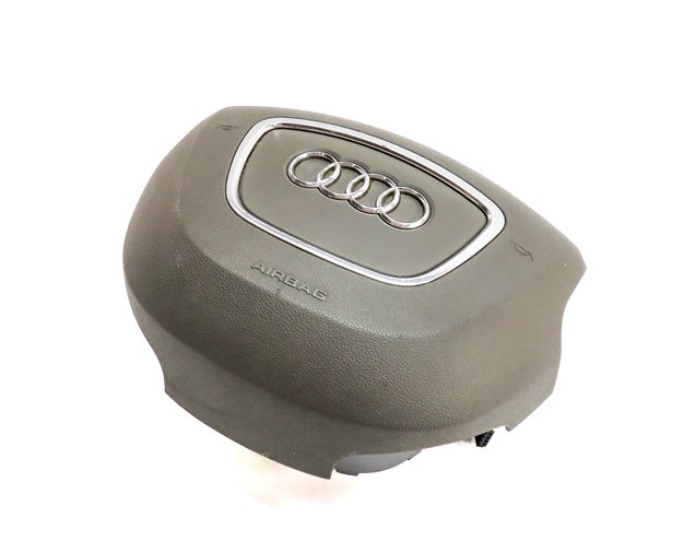 2011-2015 AUDI Q7 (4L) LEFT DRIVER STEERING WHEEL SRS AIRBAG AIR BAG (BLACK)