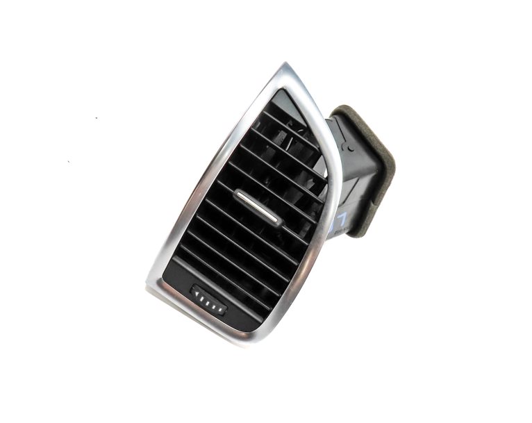 Thumbnail 1: 2013 AUDI Q7 (4L) FRONT LEFT DRIVER DASH HEAT AIR AC HVAC VENT (Black/Silver)