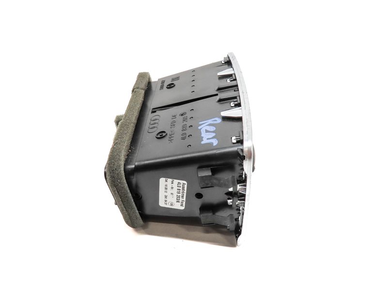 Thumbnail 3: 2013 AUDI Q7 (4L) REAR CENTER CONSOLE HEAT AIR AC HVAC DUAL VENT (Black/Silver)